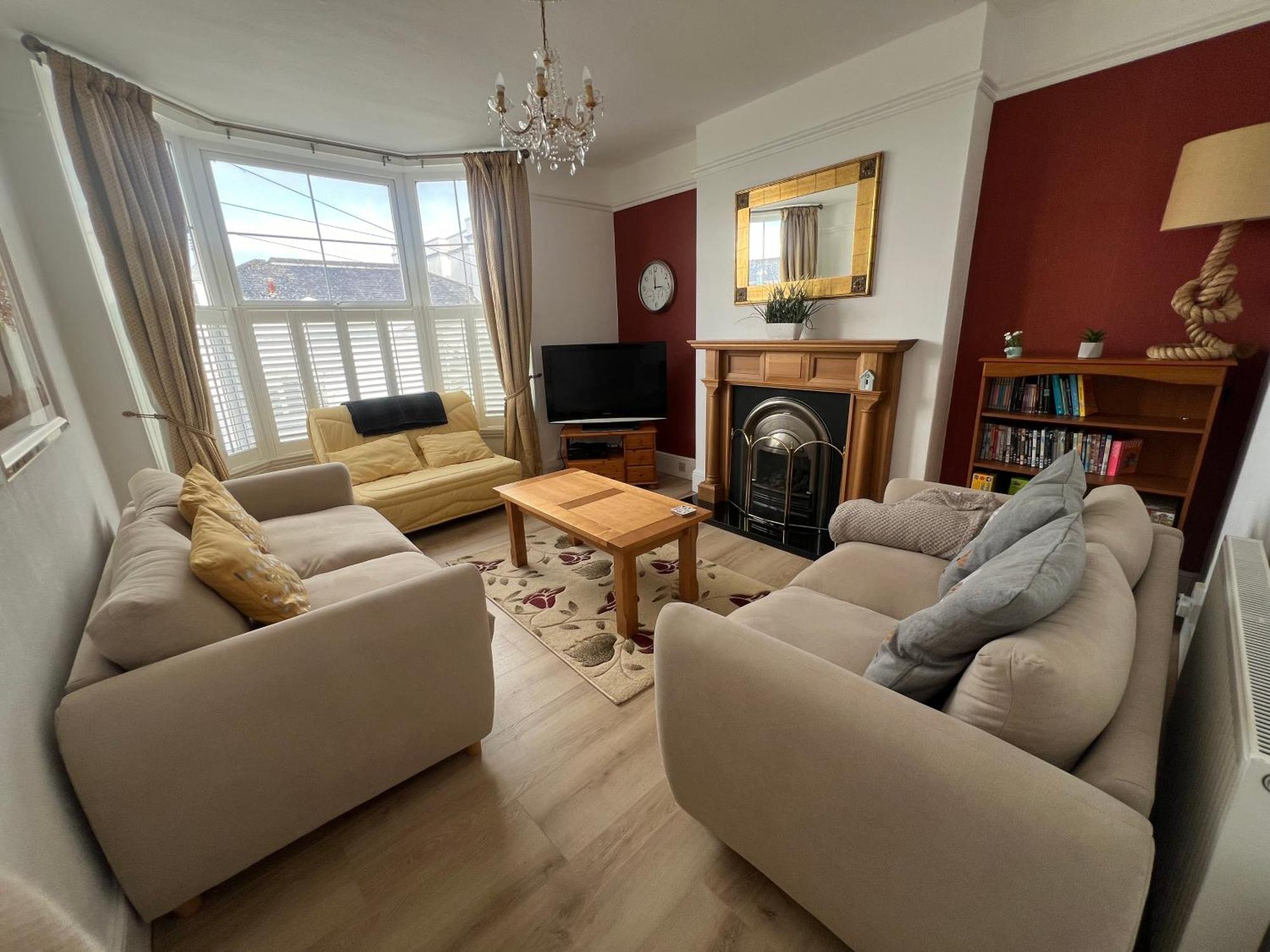 Spacious First Floor Family Flat, Sea View Torquay Exterior foto